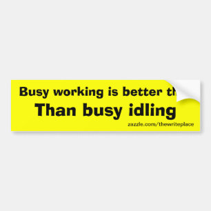 werk bumpersticker