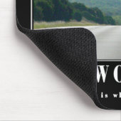 Werk - daarom muismat (Hoek)