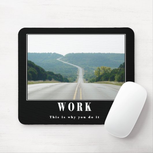 Werk - daarom muismat (Met muis)