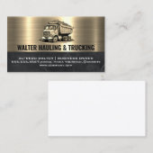 Werk Dump Truck | Bouw Visitekaartje (Voorkant / Achterkant)