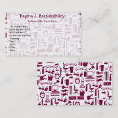 Werk en leven! visitekaartje (Voorkant / Achterkant)