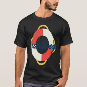 Werk- en levensbalans Favoriete hobbysurfen T-shirt