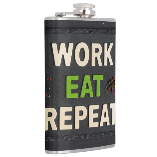 Werk eten herhalen heupfles (Rechts)