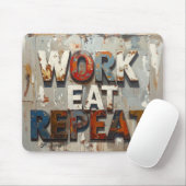 Werk eten herhalen muismat (Met muis)