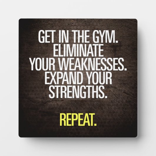 Werk F#cking Harder - Motivatie resultaat Fotoplaat (Voorkant)