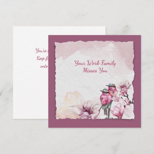 Werk Familie Mist Je Wordt Snel Beter (Voorkant / Achterkant)