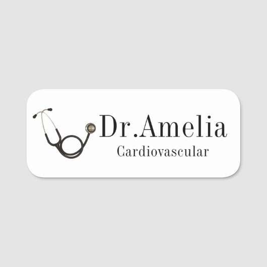 Werk-gepersonaliseerde Doctor Stylist ID Badge (Voorkant)