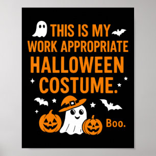 Werk geschikte spookkostuums poster
