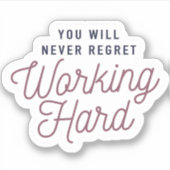 Werk Hard 10pc Waterdichte Sticker Set (Voorkant)