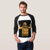 Werk hard, blijf nederig" T-shirt (Voorkant volledig)