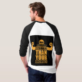 Werk hard, blijf nederig" T-shirt (Achterkant volledig)