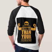Werk hard, blijf nederig" T-shirt (Achterkant)