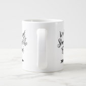 Werk hard blijven Humble Soort Motivatie Mok (Achterkant)