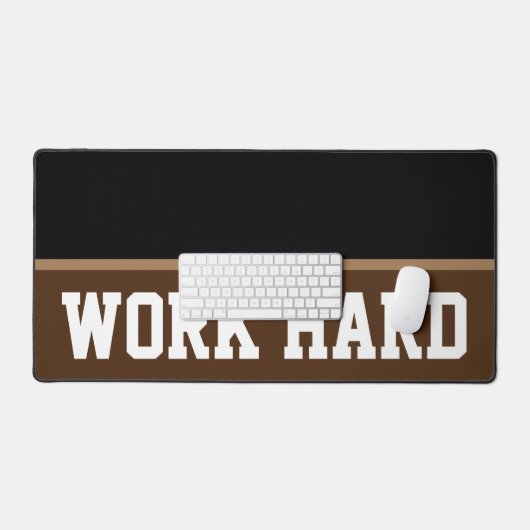 WERK HARD bureau mat (Keyboard & Muis)