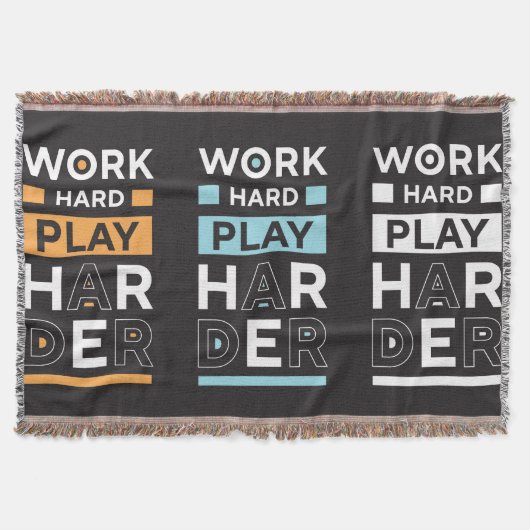 Werk hard deken (Voorkant)