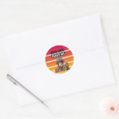 WERK HARD DROOM GROOT RONDE STICKER (Envelop)
