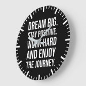 Werk hard en geniet van de reis - Gym, Hustle Grote Klok (Hoek)