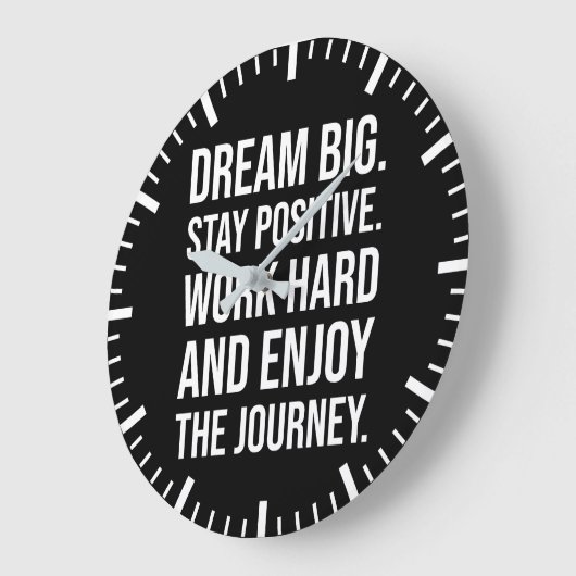 Werk hard en geniet van de reis - Gym, Hustle Grote Klok (Hoek)