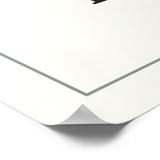 WERK HARD EN KORT VOOR MENSEN POSTER (Hoek)