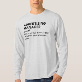 Werk hard. Harder markt. Lach altijd - grappig T-shirt