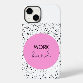 Werk hard Inspiratie Case-Mate iPhone 14 Hoesje