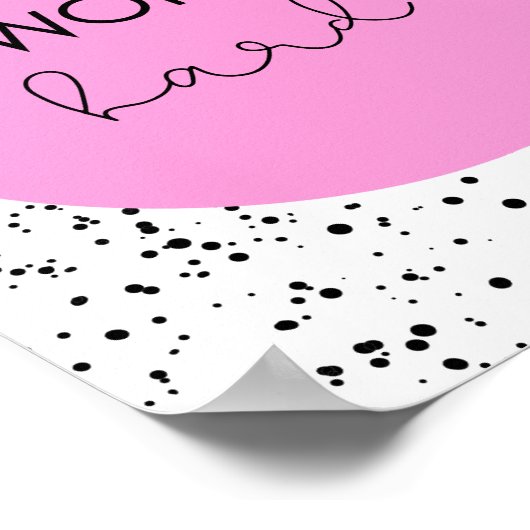 Werk hard Inspiratie Poster (Hoek)