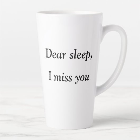 Werk Hard Life Grappig Quote Werken Laat Deadlines Latte Mok (Rechts)