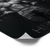 Werk hard | Motivatie spiering Poster (Hoek)