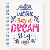 Werk hard notitieboek (Voorkant)