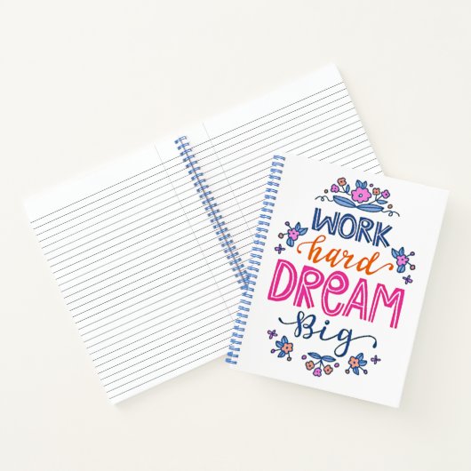 Werk hard notitieboek (Binnen)