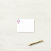 Werk hard post-it® notes (Op bureau)