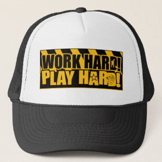 Werk hard! Speel hard! Trucker Pet