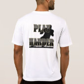 Werk hard, speel het Shirt van de Harder Werkoutpu (Achterkant)