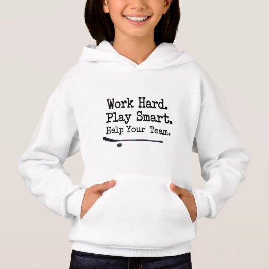 Werk hard. Speel slim. Help je team. (Voorkant)