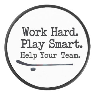 Werk hard. Speel slim. Help je team. PUCK