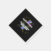 Werk hard, speel zo hard Premium Servet (Hoek)