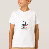 Werk Hard Speel zo Hard Voetbalspeler Classic T-shirt (Voorkant)