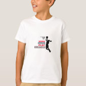 Werk hard Speel zo hard Vrouw basketbalspeler CL T-shirt (Voorkant)