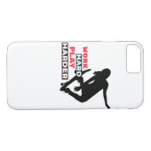 Werk Hard Speel zo hard Vrouw Skateboarder Classic Case-Mate iPhone Case (Achterkant (Horizontaal))