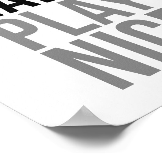 Werk hard spelen leuk poster (Hoek)