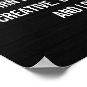 Werk Hard - Succes en Gym Motivatie Poster (Hoek)