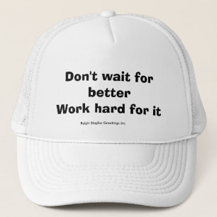 Werk hard trucker pet