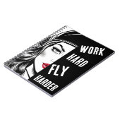 Werk hard, Vlieg harder, Piloot, Comic Notitieboek (Linkerzijde)