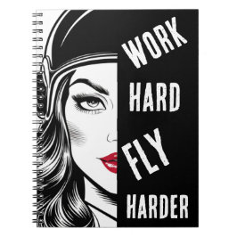 Werk hard, Vlieg harder, Piloot, Comic Notitieboek