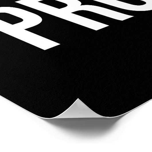 Werk hard, wees geduldig, vertrouw op het proces poster (Hoek)