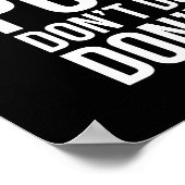 Werk hard, wees niet lui, Gym, stoer, succes Poster (Hoek)