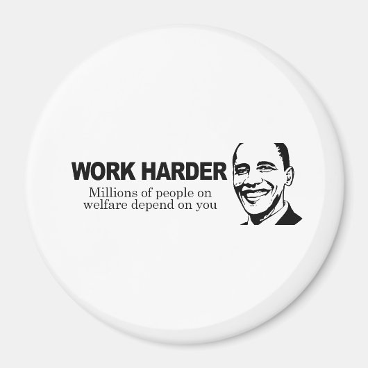 WERK HARDER - Miljoenen mensen zijn afhankelijk va Magneet (Voorkant)