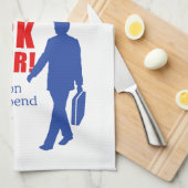 Werk harder. Miljoenen mensen zijn afhankelijk van Theedoek (Quarter Fold)