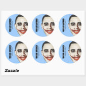 Werk Harder omdat miljoenen mensen afhankelijk zij Ronde Sticker (Vel)