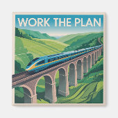 Werk Het Plan Magneet (Voorkant)